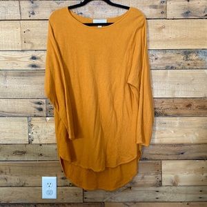 Michael Kors Golden Yellow/Mustard Tunic Sweater Sz large